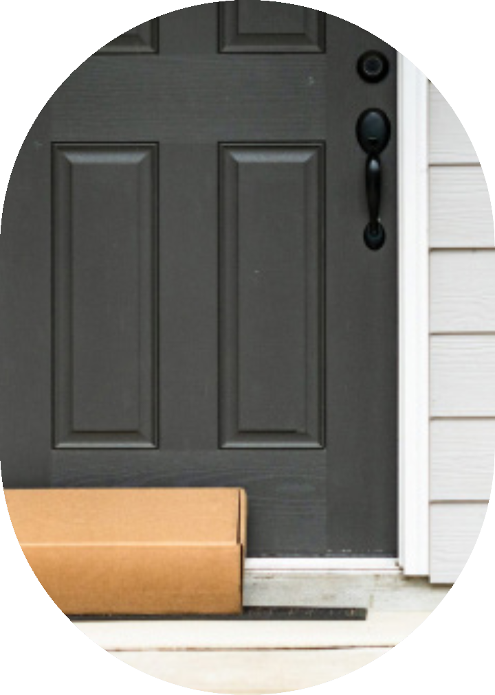package at door
